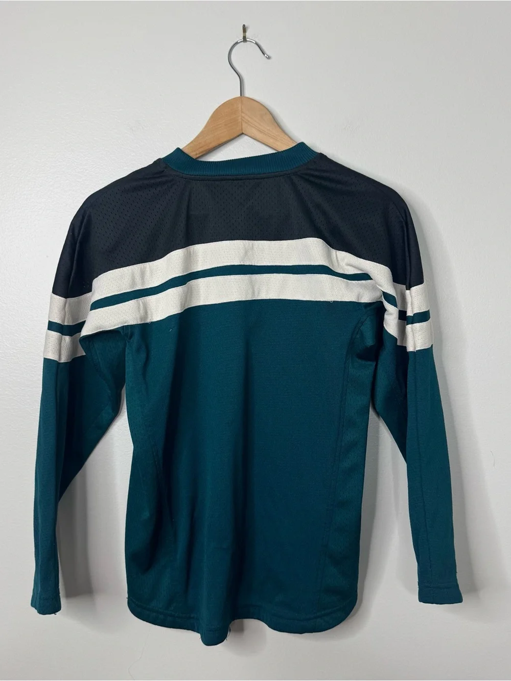 Philadelphia Eagles Kids Mesh Long Sleeve Jersey Shirt Med